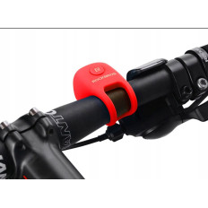 Sino eletrônico em embalagem de silicone - vermelho