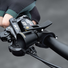 Modern cykelcykel ljud - svart