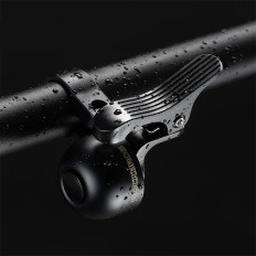 Bicycle bell on the left Steering wheel - black