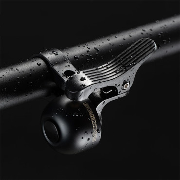 Suoneria della bicicletta sul lato destro del volante - nero