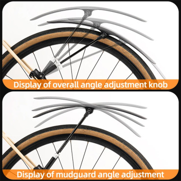 Bicykel Fender Universal Predné predné s nastaviteľnou - čierna
