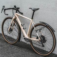 Fender de bicicleta Frente Universal Frente con ajustable - Negro