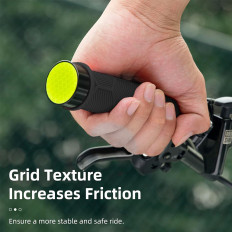 Grips Hands Bicycle Bicycle Holds with Reflective - Black