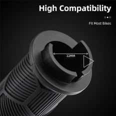 Grips Hands Sykkel Sykkel Holder med reflekterende - Svart