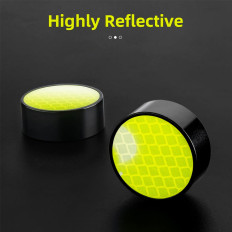 A fogantyúk a kerékpár kerékpár fényvisszaverővel rendelkezik - fekete