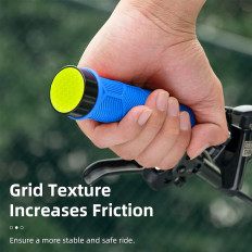 Grips Hands Bicykel drží TPR s reflexným - modrá