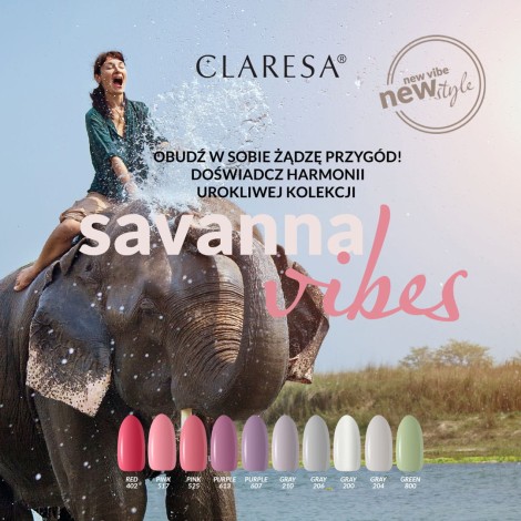 Υβριδικό Βερνίκι Νυχιών CLARESA GREEN 800 -5g — συσκευασία