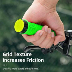 Grips Hands Bicycle Holder TPR med reflekterende - grønn