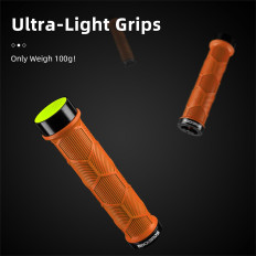 Grips Hands Bicycle Holder TPR med reflekterende - Oransje