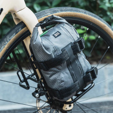 Tablette de vélo pour sac de fourche à vélos - Noir