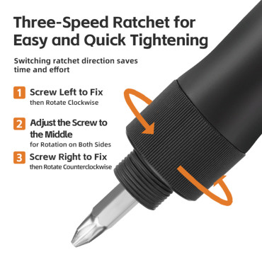 Handmatige kleine fietspomp met een bankframe + schroevendraaier - zwart