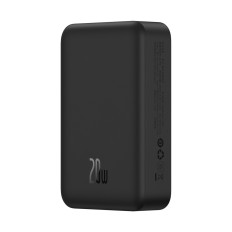 PowerBank Magnetic Mini 20000 MAH 20W + USB-C kabelska črna