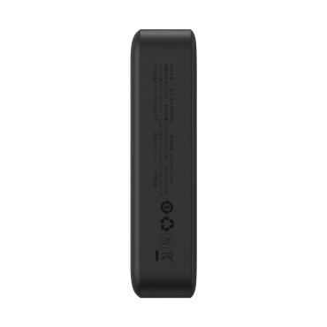 Powerbank Magnetisk Mini 20000 mAH 20W + USB-C Kabel Svart