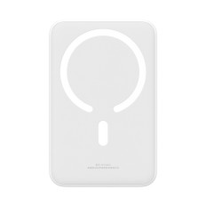 PowerBank Magnetic Mini 20000 MAH 20W + USB-C kabel bílá