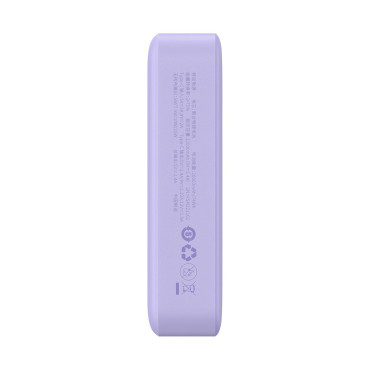 Powerbank Magneettinen Mini 20000 MAH 20W + violetti USB-C-kaapeli