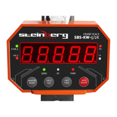 Balance suspendue - 5 TONNES - balance à crochet avec télécommande pour l'industrie jusqu'à 5000 Kg - LED