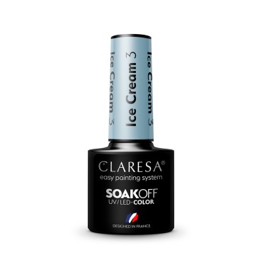 CLARESA hybrid varnish Ice cream 3 -5g — front view