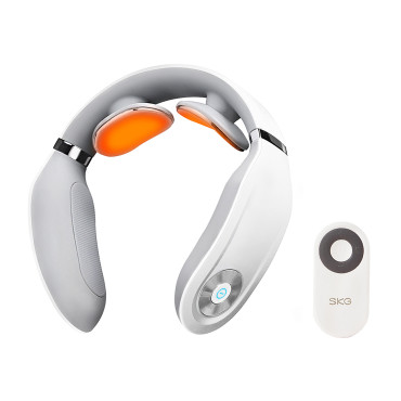 Massager Ηλεκτρονιουχικός λαιμός EMS με συμπίεση SKG 4098E λευκό