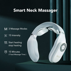 Massager Electrostimulator nek EMS met kompres SKG 4098E wit