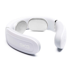 Massagegerät für den Hals mit der Elektrostimulation von TENS EMS und komprimieren SKG 4356e - weiß