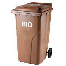 Bio Bio Containeravfall og grilles Atstals Europlast Austria - Brown 240L
