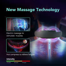Massagegerät-Elektrostimulator TENS EMS auf Kark mit Kompresse SKG K5 Pro-White