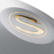 Massager kakla ar saspiestu un sarkanu gaismu SKG H7-E - balts