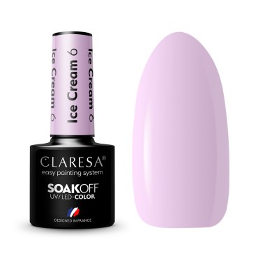CLARESA Hybrid Polish Ice Cream 6 - 5g — zusammen gezeigt
