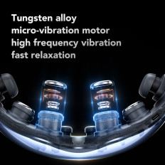 Augen- und Tempelmassagegerät SKG E7-en - Silber