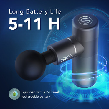 Masážna masážna masáž 4 hlavy pre celé telo SKG F3-EN - šedá