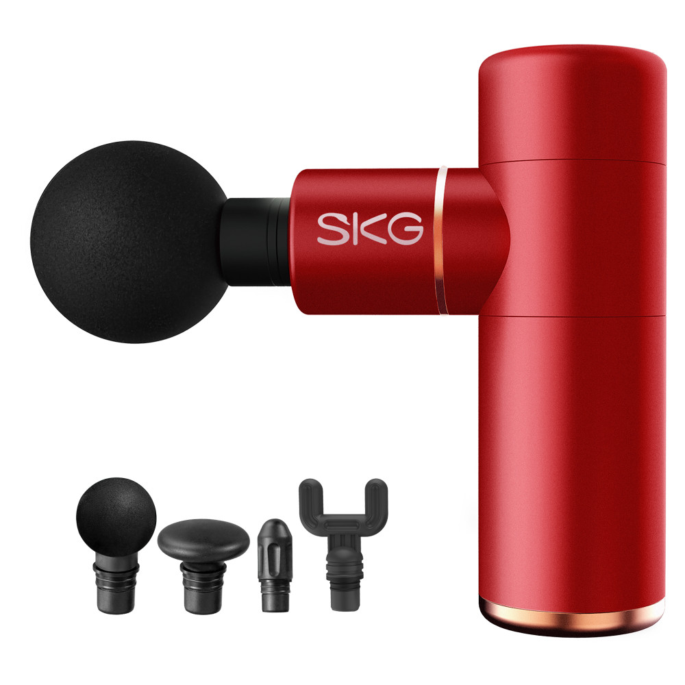 Massager massage massage 4 heads for the whole body SKG F3-en - red Massager massage massage 4 heads for the whole body SKG F3-en - red