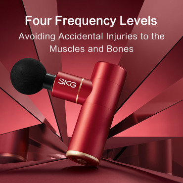 Massager Massaaž Massaaž 4 pea kogu keha SKG F3-et - punane