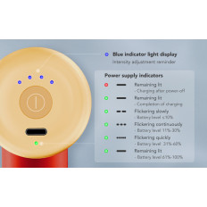 Massager Massage Massage 4 cabezas para todo el cuerpo. SKG F3-en - rojo