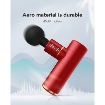 Massager massage massage 4 heads for the whole body SKG F3-en - red