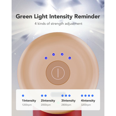 Μασάζ μασάζ μασάζ 4 κεφάλια για ολόκληρο το σώμα SKG F3-en - κόκκινο