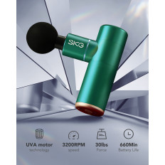 Massager Massage Massage 4 cabezas para todo el cuerpo. SKG F3-en - verde