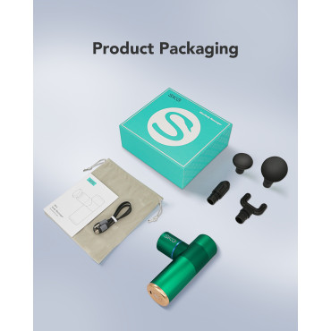 Massagerassagemassage 4 Köpfe für den ganzen Körper SKG F3-en - grün