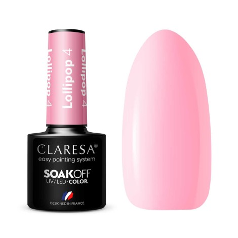 CLARESA Hibrid körömlakk LOLLIPOP 4 - 5g — együtt bemutatva