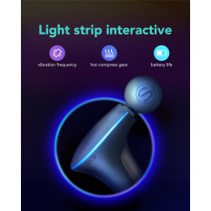 Masér Massager 3 hlavy pro celé tělo SKG F5-EN - šedá