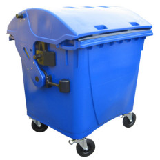 Container voor afvalinzameling en gemeentelijke afvalcertificaten Europlast Austria - Blauw 1100L