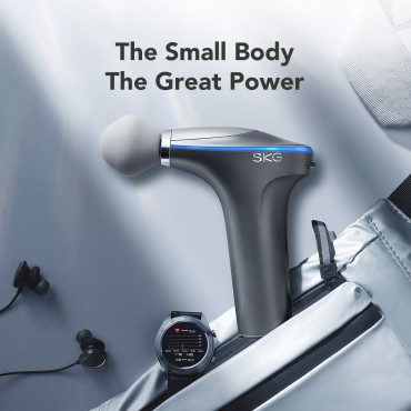 Massager Masažo masažas 4 galvutės visam kūnui SKG F7-en - Gray