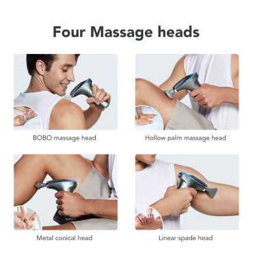 Massager Massage Massage 4 Hoofden voor het hele lichaam SKG F7-EN - GRIJS