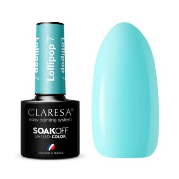 Esmalte Híbrido para Unhas CLARESA LOLLIPOP 7 - 5 g — conjunto mostrado