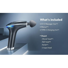 Massager massage massage 4 hoveder til hele kroppen SKG X7-e - grå