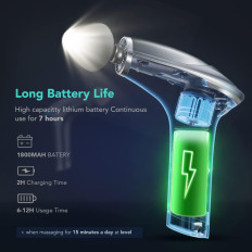 Massage massage massage 4 têtes pour tout le corps SKG X7-e - gris