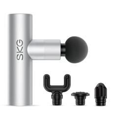 Μασάζ μασάζ μασάζ 4 κεφάλια για ολόκληρο το σώμα SKG F3 Lite - Ασημί