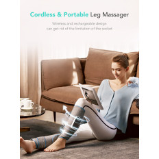 2x Massager for a calf with a warming compress SKG BM3-E - gray