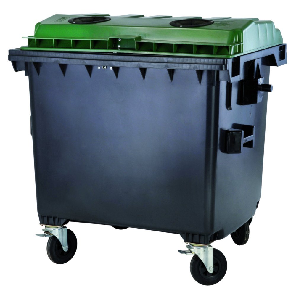 Container para coleta de garrafas de vidro e desperdício de vidro Attose Europlat Austria - Vidro 1100L