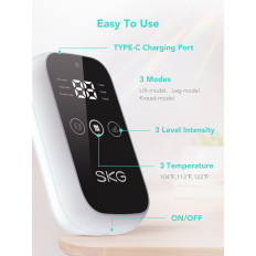 2x massager til en kalv med en opvarmning komprimering SKG BM3-E - GRAY