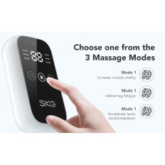 2x Massager za telek z ogrevanjem SKG BM3-e-siva